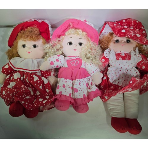 Vtg cuddle wit rag doll - wit,