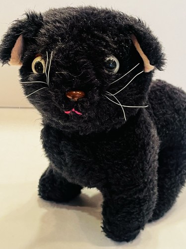 Vintage cuddle wit plush black - wit,